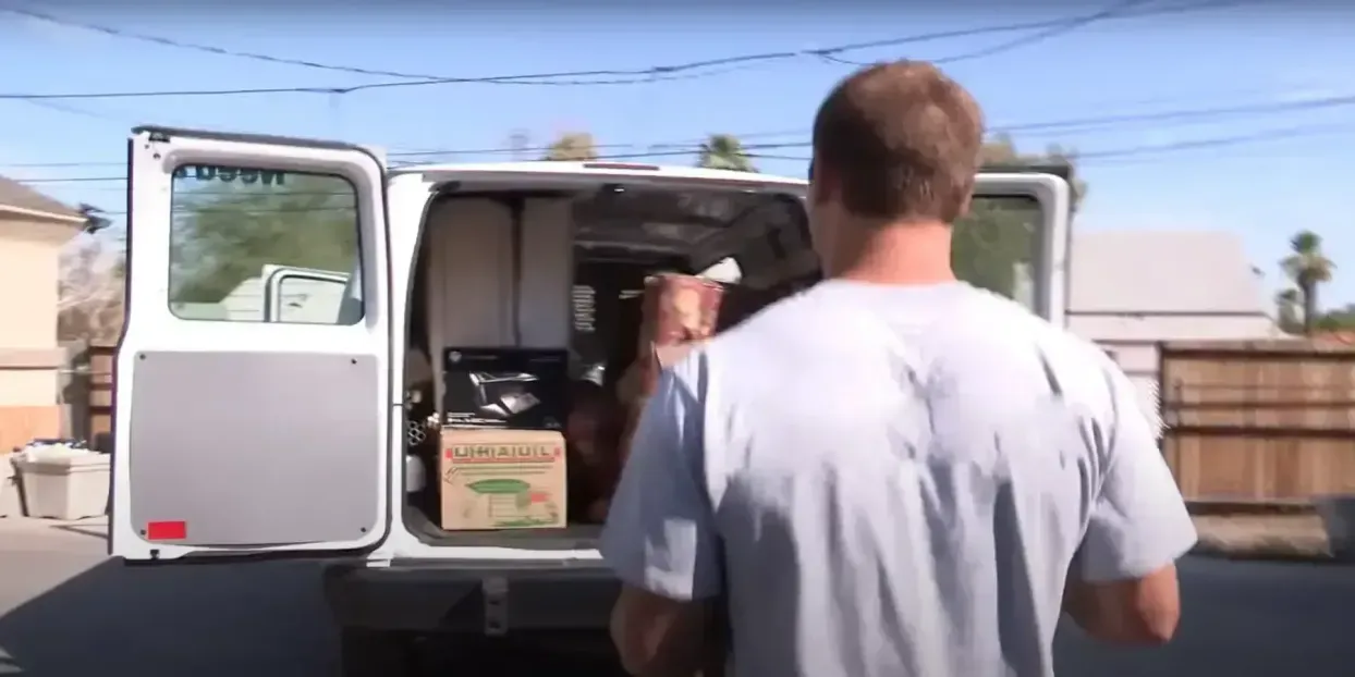 Movers loading the truck